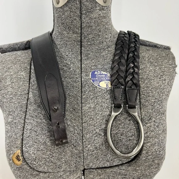 Tommy Bahama 100% leather made in Italy black belt M/L TOMMY BAHAMA ® Size 42 - Black - Made In Italy Leather Belt  main image 2